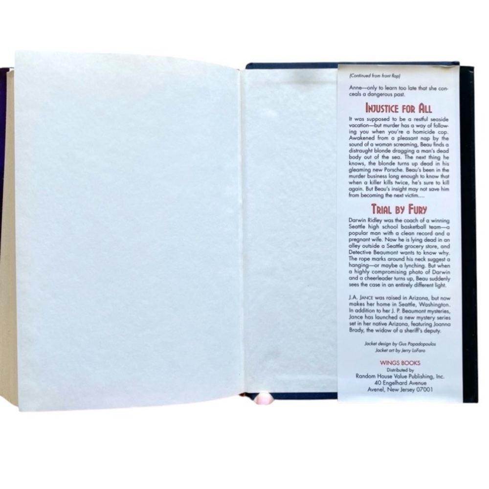 JA Jance Three Complete Novels in One Hardcover! - Picture 5 of 7